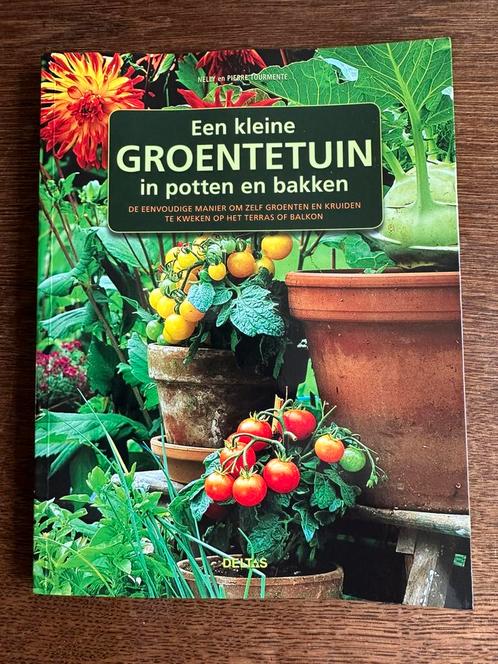 Een kleine groentetuin in potten en bakken, Boeken, Wonen en Tuinieren, Zo goed als nieuw, Moestuin, Ophalen of Verzenden