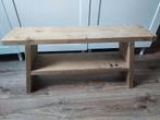 Stoere steigerhouten kruk 80 x 19,5 x 37 cm, Huis en Inrichting, Tafels | Sidetables, Ophalen, Zo goed als nieuw, 25 tot 50 cm