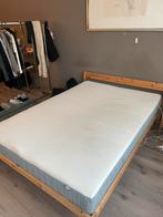 Ikea bed, Ophalen, Wit, Tweepersoons, 140 cm