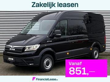 MAN TGE 3.180 L3H3 Automaat 180PK Zwart NIEUW MODEL ACC LED  beschikbaar voor biedingen