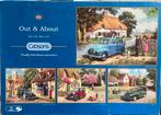 Gibsons 4 x 500🧩 Out & About, Ophalen of Verzenden, 500 t/m 1500 stukjes, Zo goed als nieuw, Legpuzzel