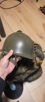 Legerhelm - Vintage Militaria, Verzamelen, Ophalen of Verzenden, Landmacht, Nederland, Helm of Baret