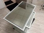 Stijlvolle spiegeltafel met glasplaat, Huis en Inrichting, Tafels | Salontafels, Rond, Minder dan 50 cm, 50 tot 100 cm, Ophalen of Verzenden