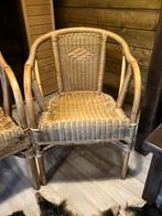 4 tuinstoelen rotan, Tuin en Terras, Tuinstoelen, Ophalen of Verzenden, Gebruikt, Rotan, Stapelbaar
