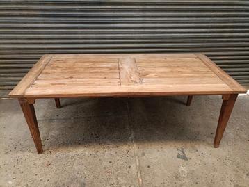 Teakhouten Tafel - 205x94.5x79 cm beschikbaar voor biedingen