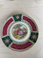 Antiek bord  met Romantisch Tafereel, Ophalen of Verzenden