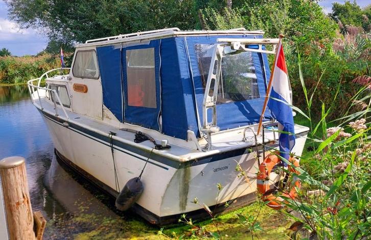 STAVORENKRUISER 9 METER BMC MOTOR INRUIL MOGELIJK, Watersport en Boten, Motorboten en Motorjachten, Gebruikt, Staal, 6 tot 9 meter