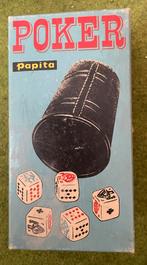 Vintage Papita Poker Dobbelspel, Vijf spelers of meer, Ophalen of Verzenden, Zo goed als nieuw