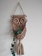 Macramé Uil Plantenhanger. Sisters Forever., Huis en Inrichting, Ophalen of Verzenden, Nieuw