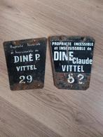 Brocante oude Franse bordjes, Ophalen of Verzenden