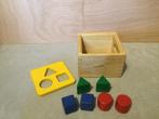 PlanToys houten vormenatoof/vormendoos, zgan, Kinderen en Baby's, Speelgoed | Houten speelgoed, Ophalen of Verzenden, Zo goed als nieuw