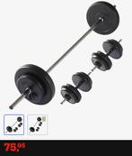 Virtufit Halterset 30.5kg + Halterbank + nekhoes- Nieuw!, Ophalen, Overige typen, Metaal, Armen