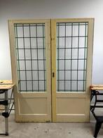 Set glas in lood ensuite deuren in goede staat, Doe-het-zelf en Verbouw, Deuren en Horren, Ophalen, Minder dan 80 cm, Binnendeur