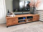 Prachtige tv meubel teak hout, Huis en Inrichting, Kasten | Televisiemeubels, Minder dan 100 cm, 25 tot 50 cm, Zo goed als nieuw