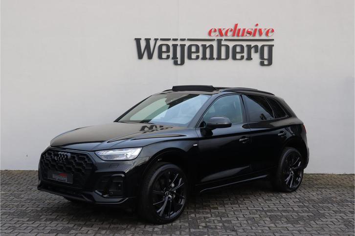 Audi Q5 50 TFSI e S-line Pano 360 Sfeerv. Blackopt. Matrix, Auto's, Audi, Bedrijf, Te koop, Q5, 4x4, ABS, Achteruitrijcamera, Airbags