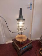 Industriële tafel/vloerlamp, Ophalen, Gebruikt
