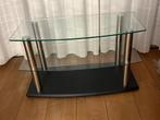 Glazen TV Kast / Tafel, Huis en Inrichting, Kasten | Televisiemeubels, Ophalen, 50 tot 100 cm, Minder dan 100 cm, 25 tot 50 cm