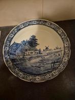 Groot Delftsblauw Wandbord Boch, Ophalen of Verzenden