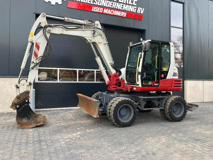 Takeuchi TB295W mobiele kraan/graafmachine (bj 2014), Zakelijke goederen, Machines en Bouw | Kranen en Graafmachines, Graafmachine