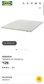Topper + Matrasbeschermer 180x200 cm, Ophalen, Tweepersoons, Zo goed als nieuw, Matras