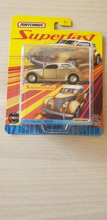 Matchbox 1936 ford sedan custom super fast