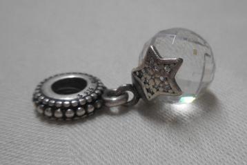 Zilveren Pandora Moon and Star bedel 843 beschikbaar voor biedingen
