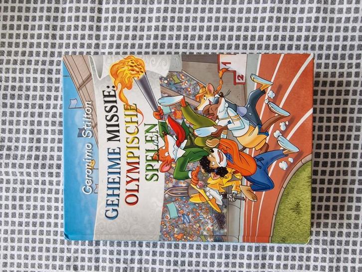 Geronimo Stilton - Geheime missie: Olympische Spelen, Boeken, Kinderboeken | Jeugd | onder 10 jaar, Gelezen, Non-fictie, Ophalen of Verzenden