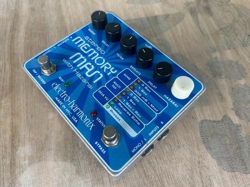 Electro-Harmonix Stereo Memory Man with Hazarai (MINT), Muziek en Instrumenten, Effecten, Zo goed als nieuw, Delay of Echo, Ophalen of Verzenden