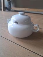 Arzberg Daily White soepterrine met oren, design, jaren '80, Ophalen of Verzenden, Effen, Porselein, Schaal of Schalen