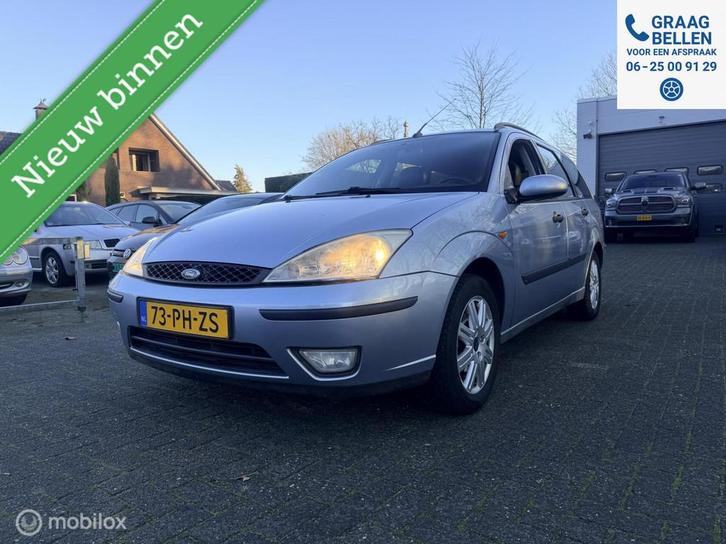 Ford Focus Wagon Leder / Climate / LM / Audio / Trekhaak 1.6, Auto's, Ford, Bedrijf, Te koop, Focus, ABS, Airbags, Airconditioning
