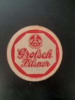 oud grolsch bier viltje carpa - den haag, Verzamelen, Ophalen of Verzenden, Zo goed als nieuw, Viltje(s), Grolsch