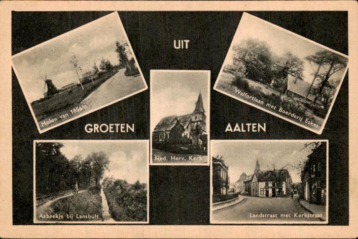 Aalten - Kerk - Ned. Herv. Kerk, Verzamelen, Ansichtkaarten | Nederland, Ongelopen, Gelderland, 1920 tot 1940, Ophalen of Verzenden