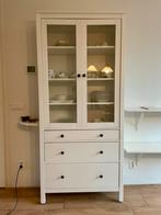 Witte vitrinekast, Huis en Inrichting, Kasten | Vitrinekasten, Ophalen, Overige materialen, Gebruikt, 50 tot 100 cm