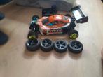 RC race buggy (elektrisch) met cross en straatbanden, Ophalen of Verzenden, Zo goed als nieuw, Elektro, Auto offroad