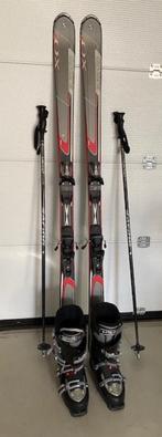 Ski set: ski’s-Blizzard, stokken en Head schoenen 45 met tas, Ophalen, 160 tot 180 cm, Gebruikt, Carve