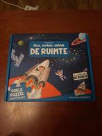 Ruimte Puzzel met Boek - 205 Stukjes, Ophalen of Verzenden, Meer dan 50 stukjes, Zo goed als nieuw, 4 tot 6 jaar