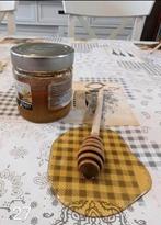 Decoratief "honing lepeltje met honingvlek"., Nieuw, Verzenden