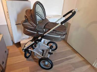 Mutsy 4 Rider, Kinderen en Baby's, Kinderwagens en Combinaties, Zo goed als nieuw, Combiwagen, Mutsy, Verstelbare duwstang, Ophalen
