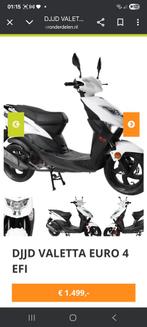 Djjd valletta heeft achter kappenset schade altijd dealer, Fietsen en Brommers, Gebruikt, Maximaal 45 km/u, Djjd, 49 cc