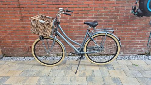 Stijlvolle damesfiets met mand – in topstaat!, Fietsen en Brommers, Fietsen | Dames | Omafietsen, Zo goed als nieuw, 47 tot 50 cm