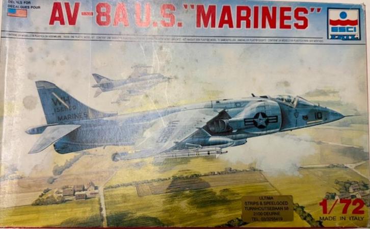 Coelianmodels, Esci, 9051, AV-8A Harrier, 1/72, € 14,99, Hobby en Vrije tijd, Modelbouw | Vliegtuigen en Helikopters, Nieuw, Vliegtuig