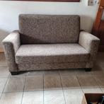 Bruine tweezitsbank - Comfortabel en Stijlvol, Ophalen, Gebruikt, 150 tot 200 cm, Tweepersoons