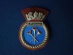 ROYAL NAVY SCHEEPSEMBLEEM  HMS ILLUSTRIOUS, Ophalen of Verzenden, Zo goed als nieuw, Motorboot, Overige typen