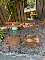 Bistro stoeltjes (2 st), Tuin en Terras, Tuinsets en Loungesets, Ophalen, Gebruikt, 2 zitplaatsen