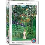 Eurographics: Woman Walking in an exotic forest 1000 stukjes, Ophalen of Verzenden, 500 t/m 1500 stukjes, Nieuw, Legpuzzel