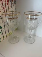 Grimbergen bierglazen set van 2 glazen, Ophalen of Verzenden, Zo goed als nieuw, Glas of Glazen, Overige merken