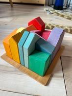 Houten huizen (blokken) van het merk Grimm’s, Kinderen en Baby's, Speelgoed | Houten speelgoed, Ophalen of Verzenden, Zo goed als nieuw