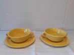 Villeroy & Boch soepkommen met schotel geel *eureka*, Ophalen of Verzenden