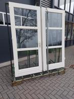 Dubbele deuren/garage deuren, Doe-het-zelf en Verbouw, Deuren en Horren, Gebruikt, 120 cm of meer, Garagedeur, Ophalen of Verzenden