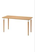 IKEA ANFALLARE / HILVER Bureau - Bamboe 140x65, Huis en Inrichting, Bureaus, Ophalen, Gebruikt, Bureau
